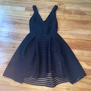 MAJE BLACK MINI DRESS